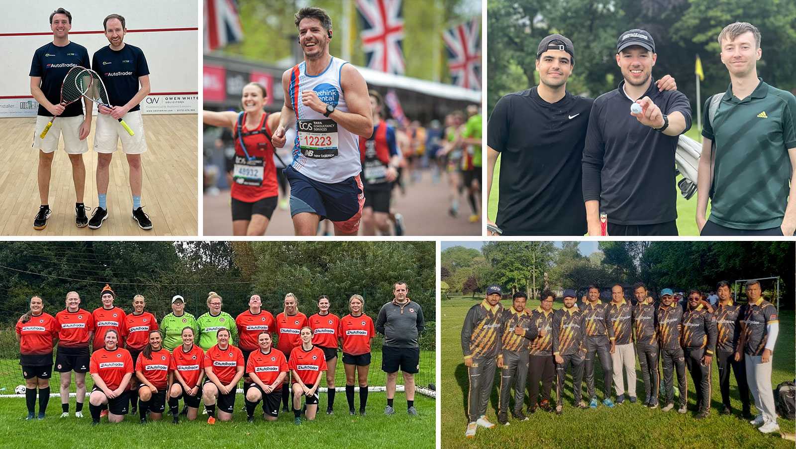 Autotrader volunteers supporting at various sports events : Autotrader volunteers supporting at various sports events